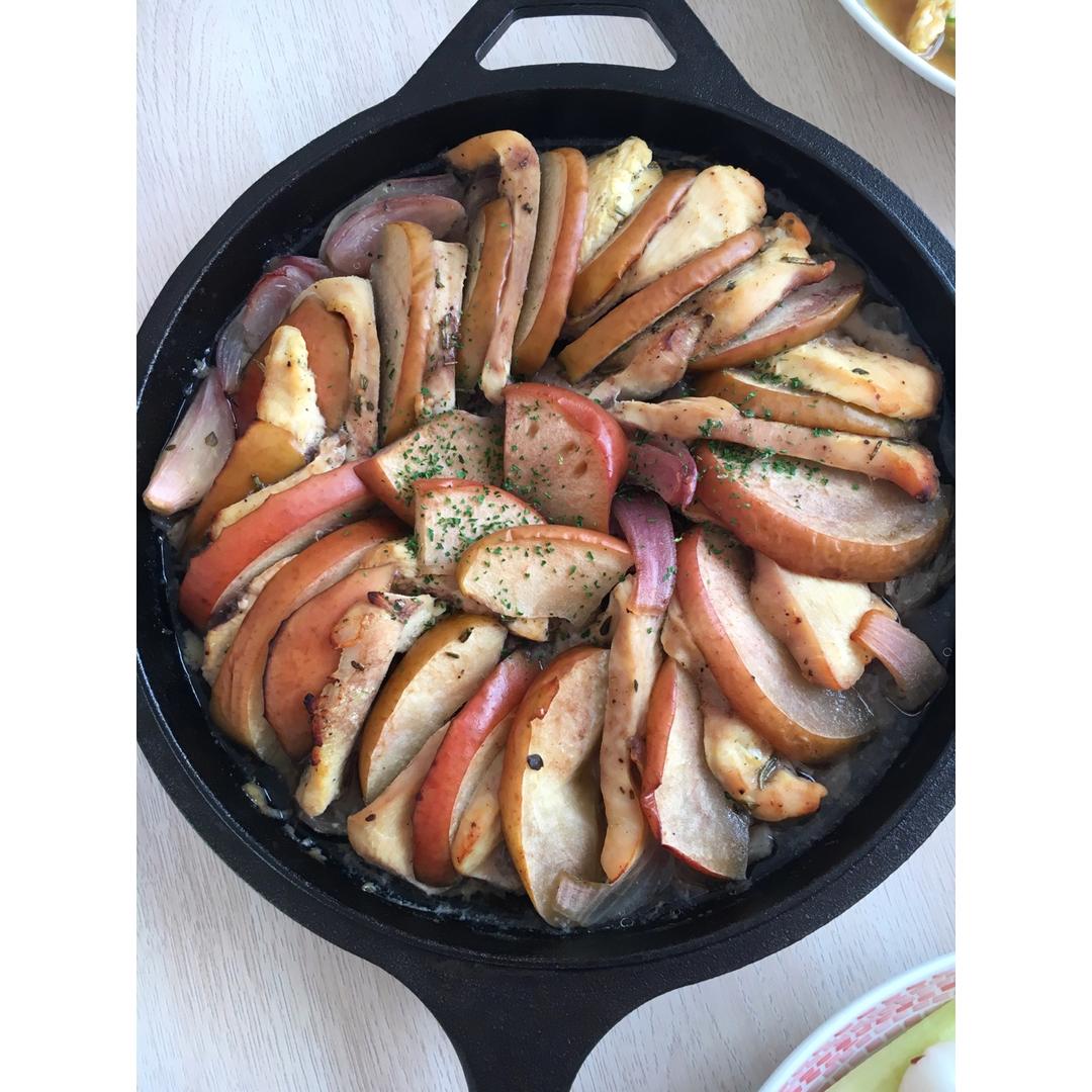 【健康三餐】苹果迷迭香烤鸡胸