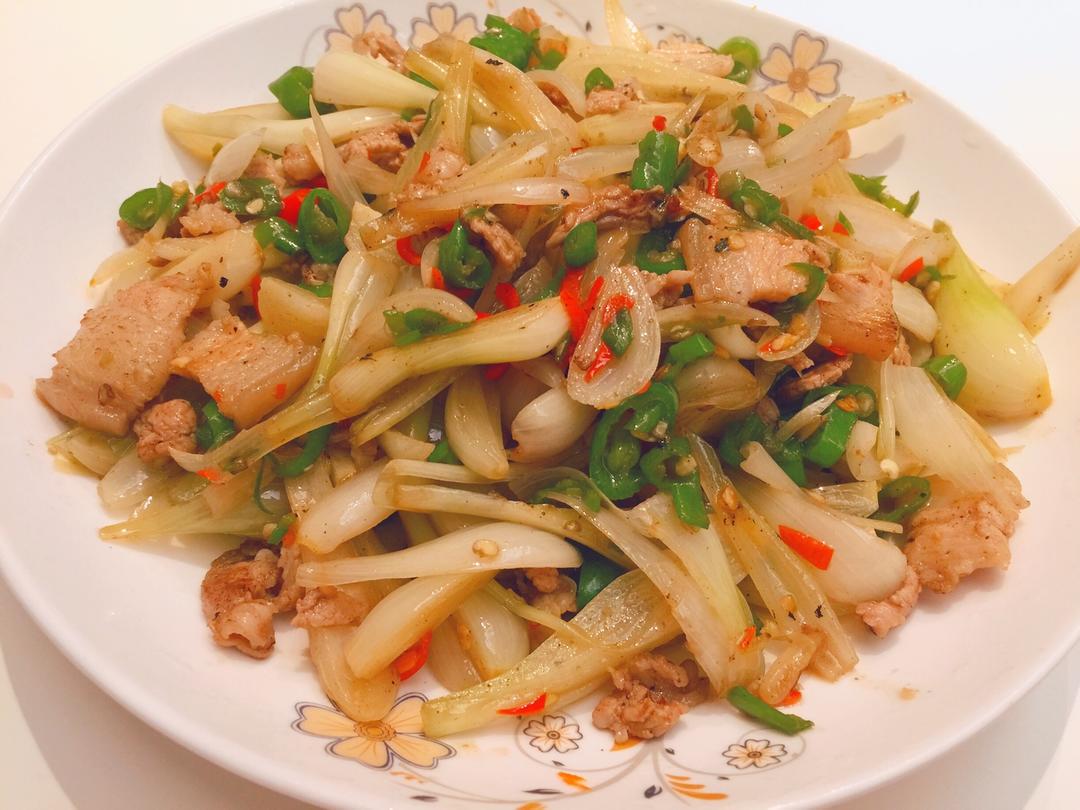 超香下饭荞头炒肉的做法