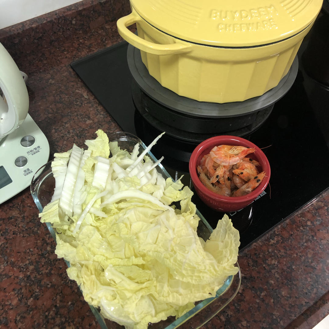 聚会大餐-咸蛋黄肉末焗娃娃菜 | 北鼎焖焗珐琅锅