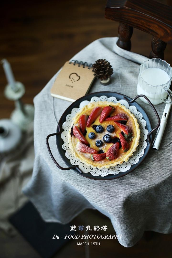 好吃到飞起🔥爆浆蓝莓奶油奶酪派