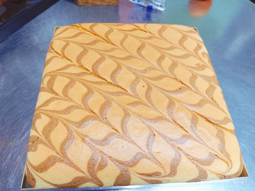 古早味蛋糕......烫面水浴法（28*28）