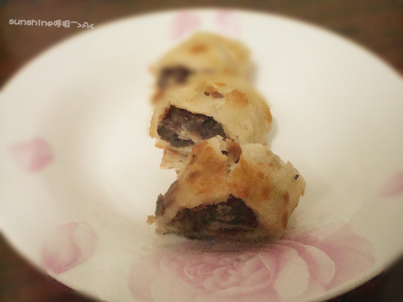 红豆沙卷饼