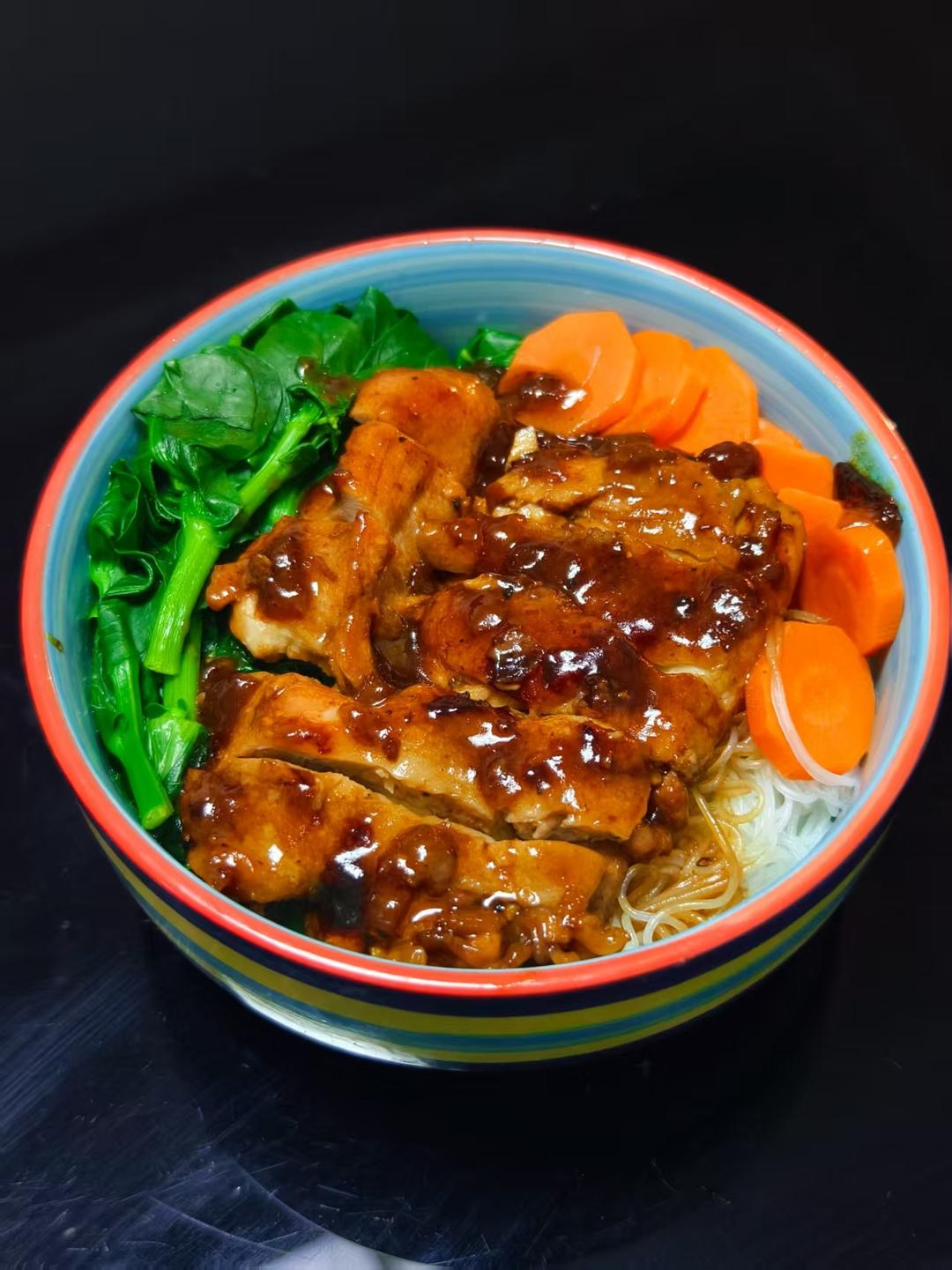 照烧鸡腿饭
