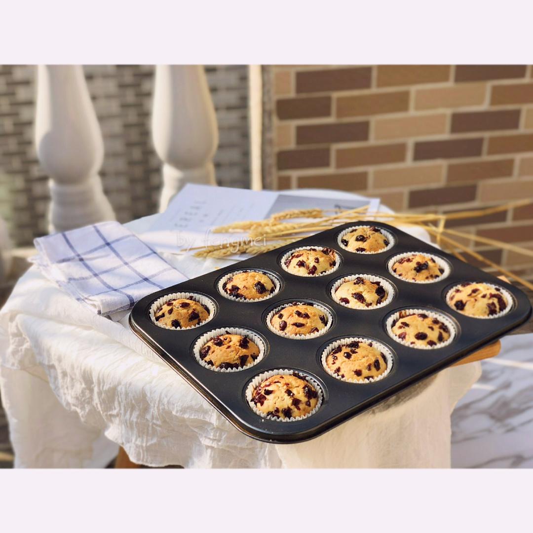 少女心的香蕉蔓越莓玛芬