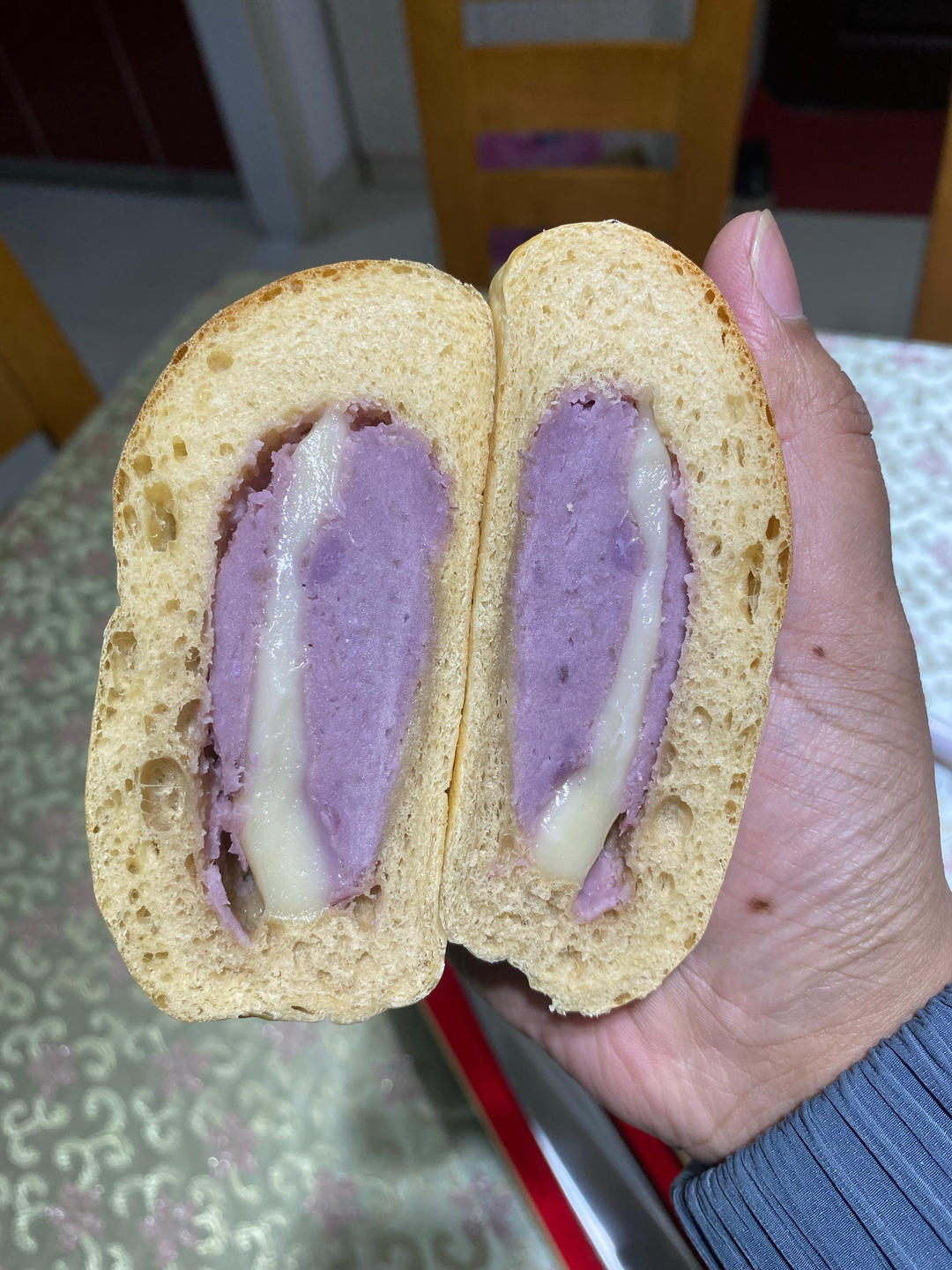 根本停不下来，超好吃的红茶芋泥软欧