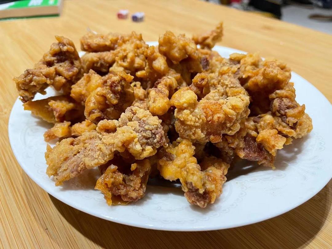 香酥炸肚肉（五花肉） 很简单好吃的菜  烤肉味薯片的感觉酥酥脆脆