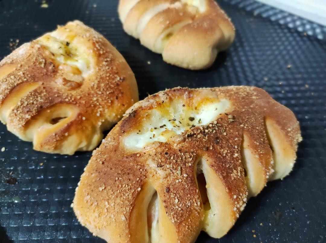 直接法万能面团－培根芝士包