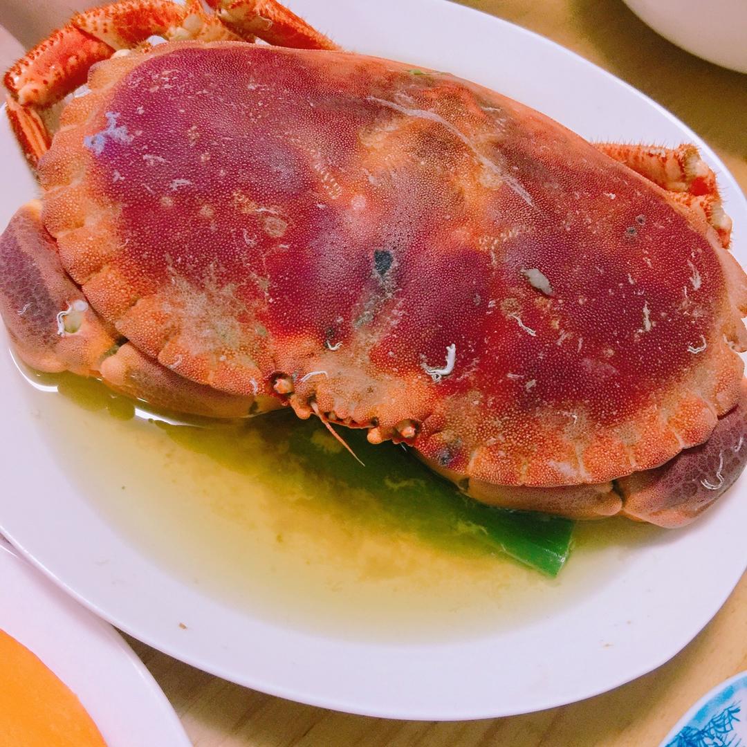 派大星爱吐槽做的清蒸面包蟹