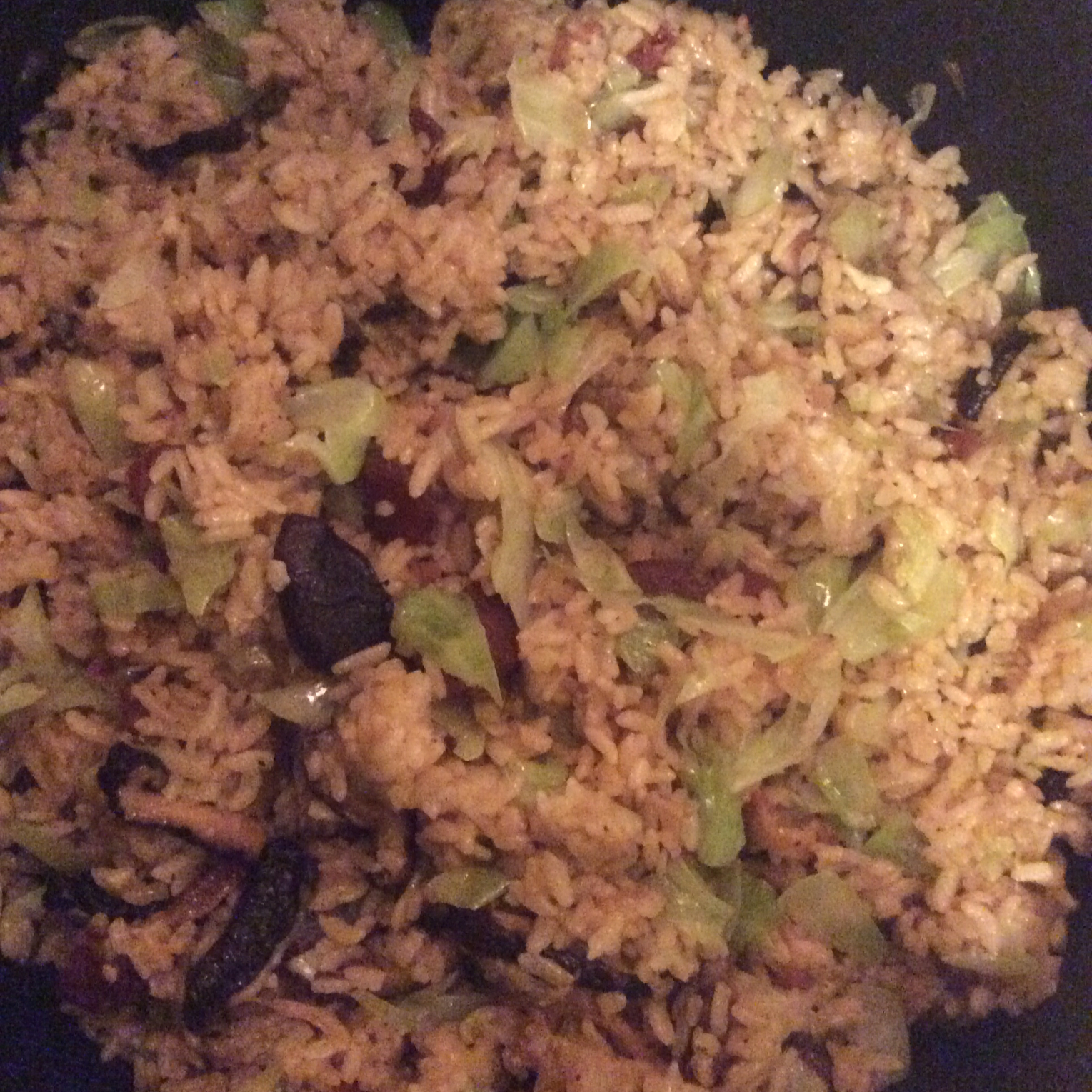 香菇肉丁油饭