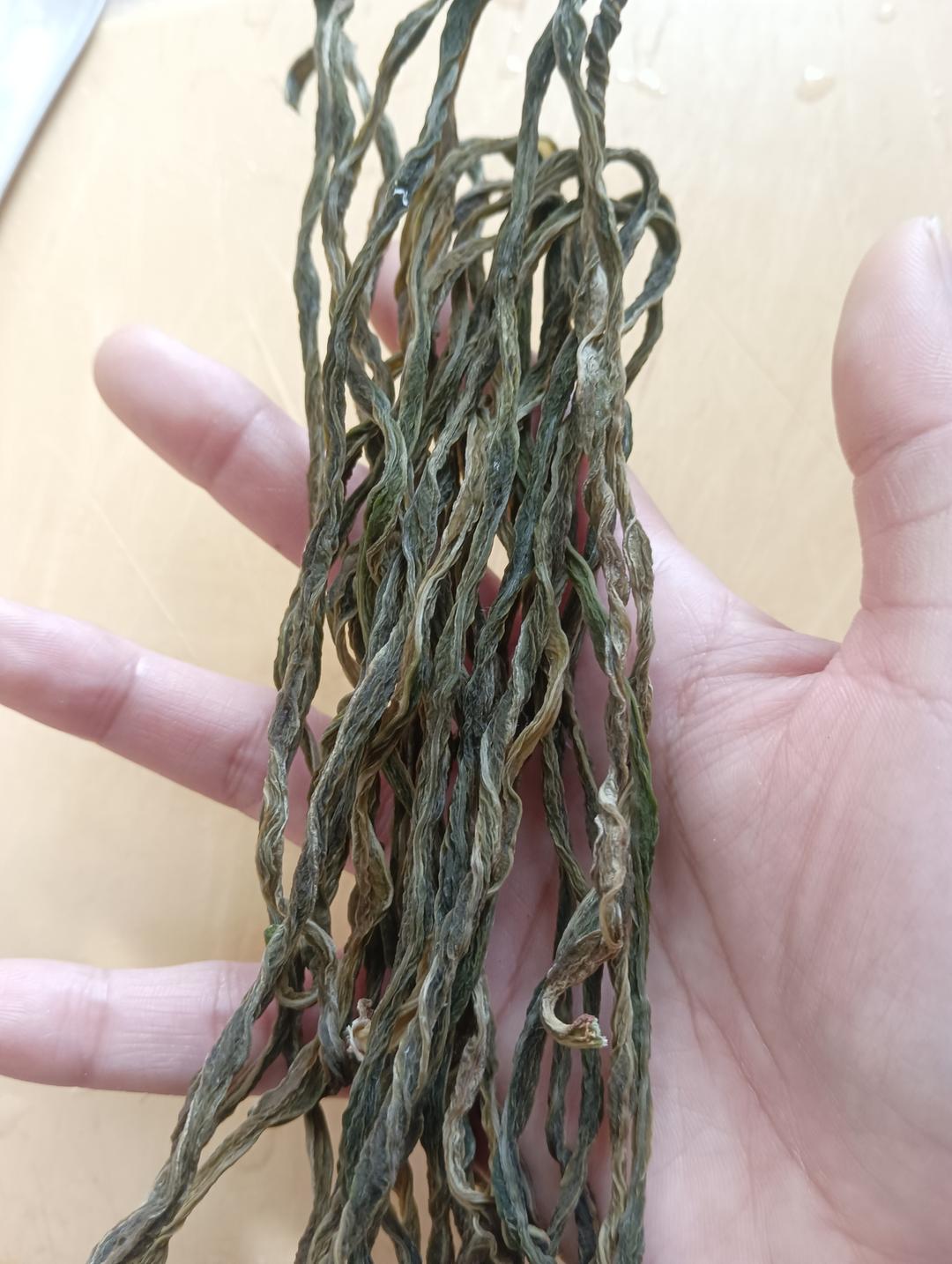 入秋晒豇豆干啦