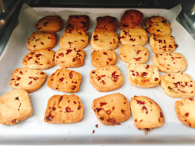 低糖少油版蔓越莓饼干