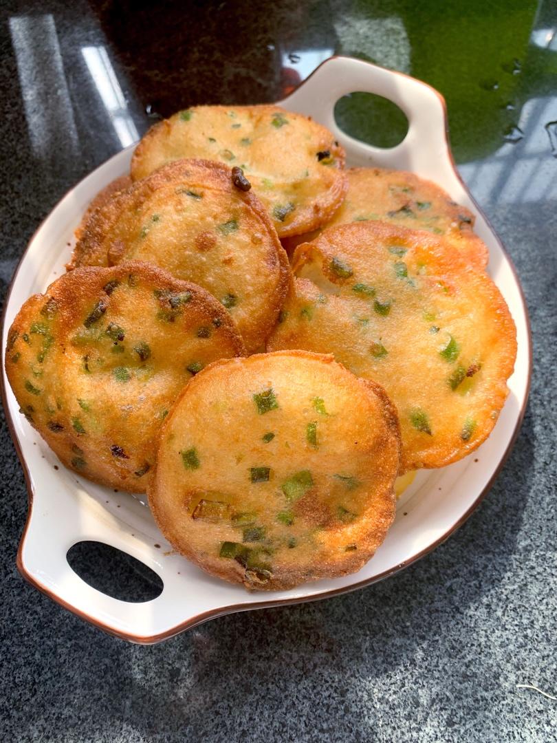 霞浦油饼（米浆葱油饼）