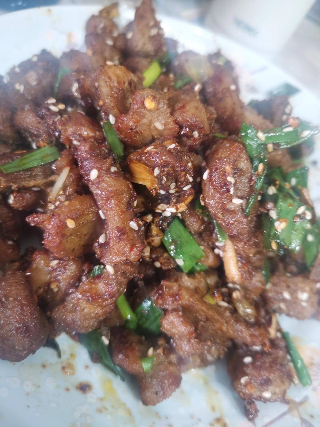 吃不到膻味的比烧烤更好吃的孜然羊肉🐏