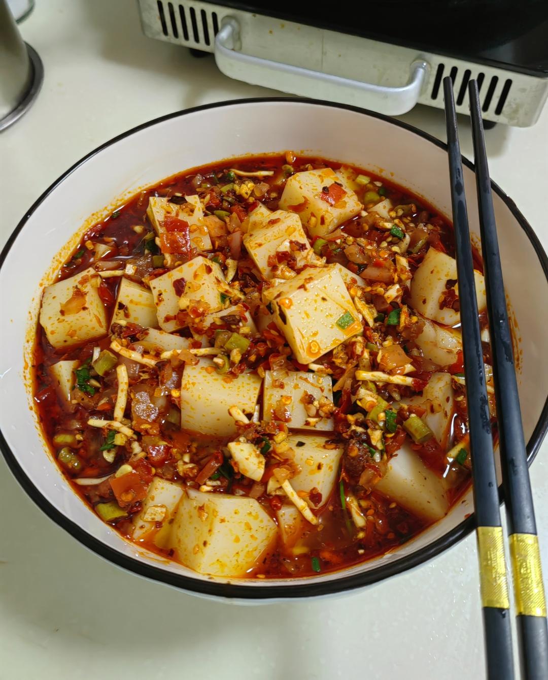酸辣米豆腐