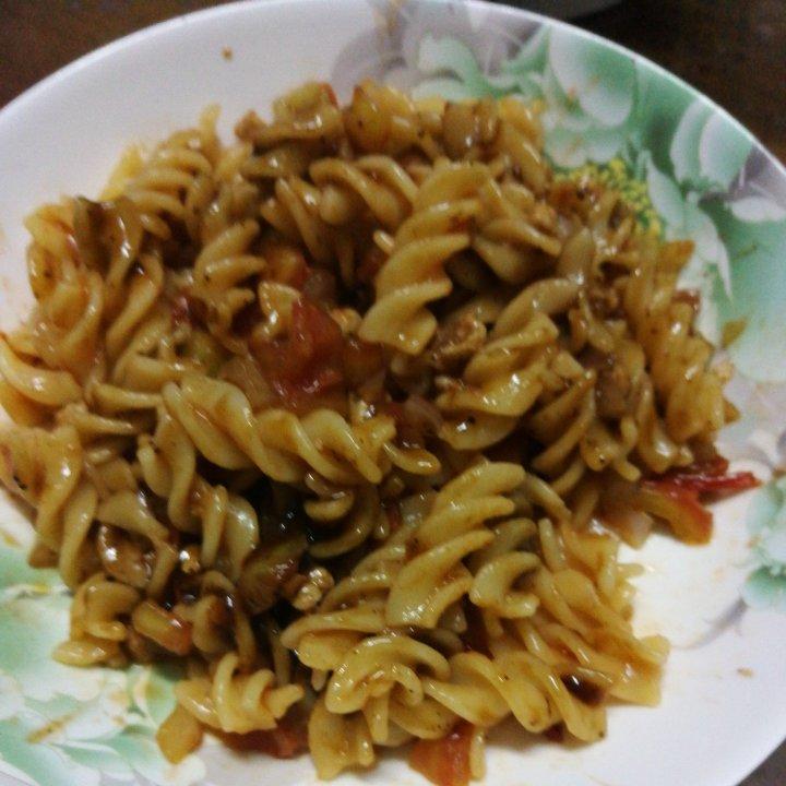 yytyyc做的零失败的中式肉酱通心粉