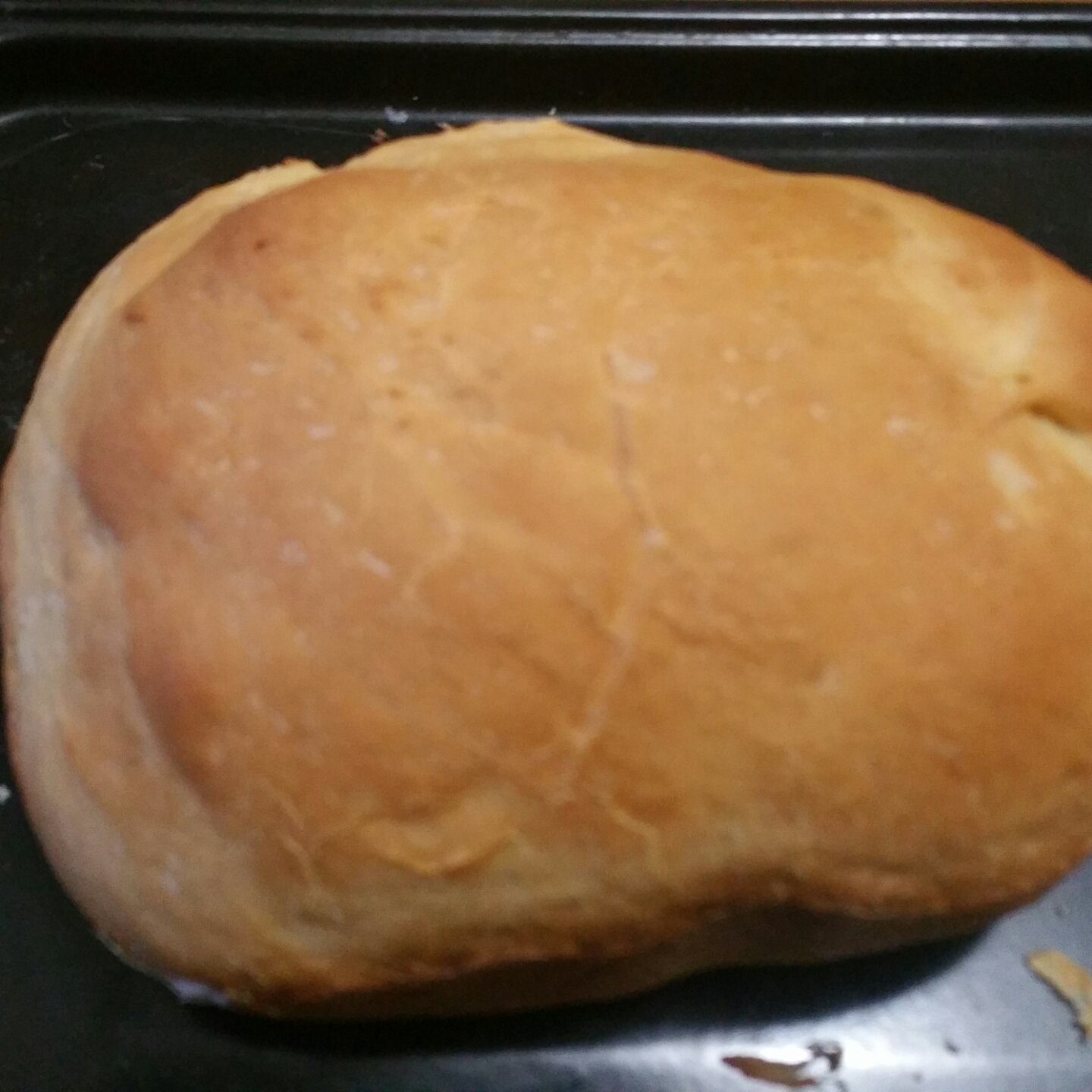 超级好吃的原味面包（面包机版）