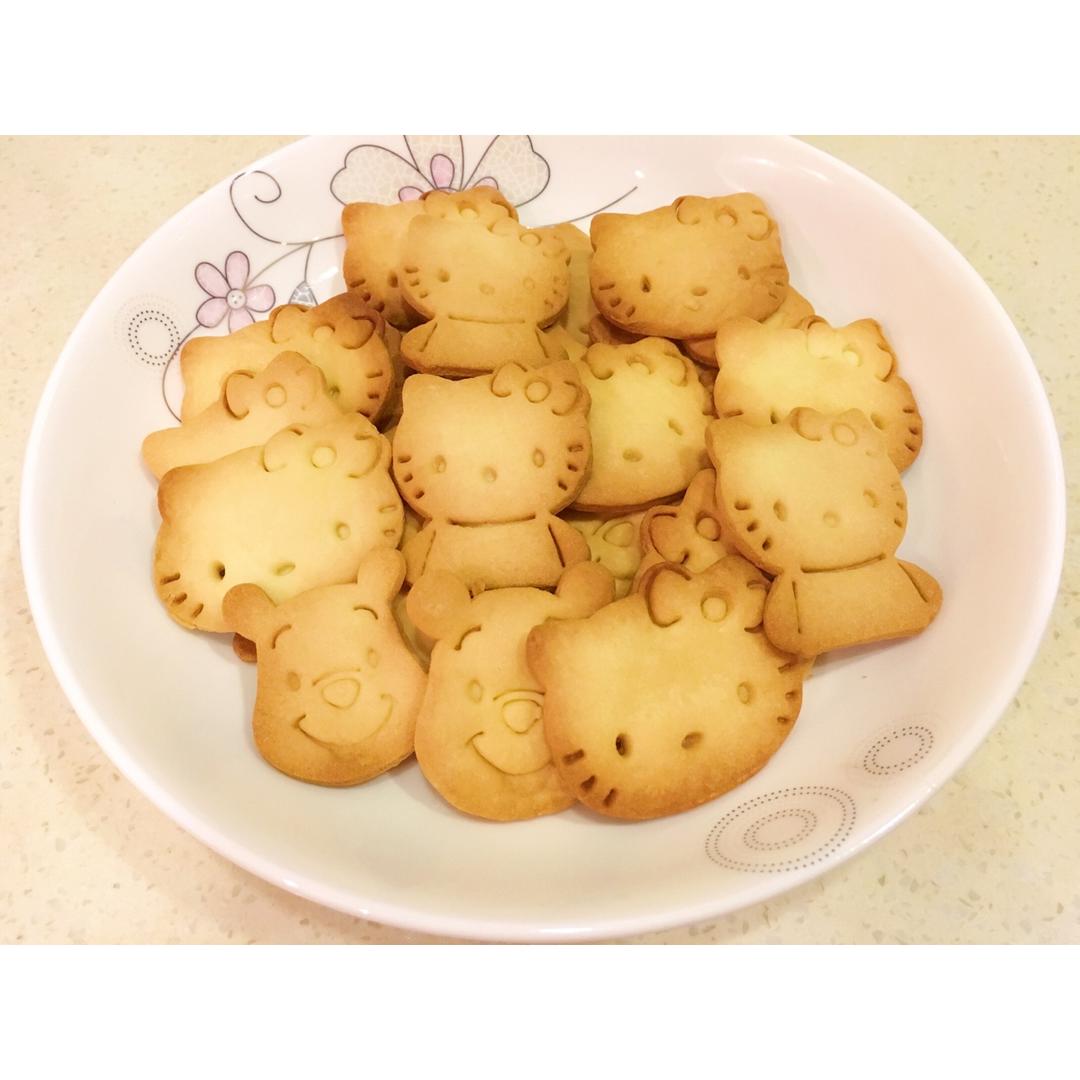 卡通黄油饼干