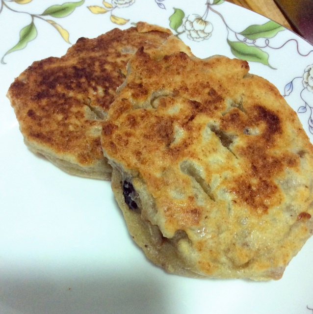 黑豆浆+葱花豆渣饼
