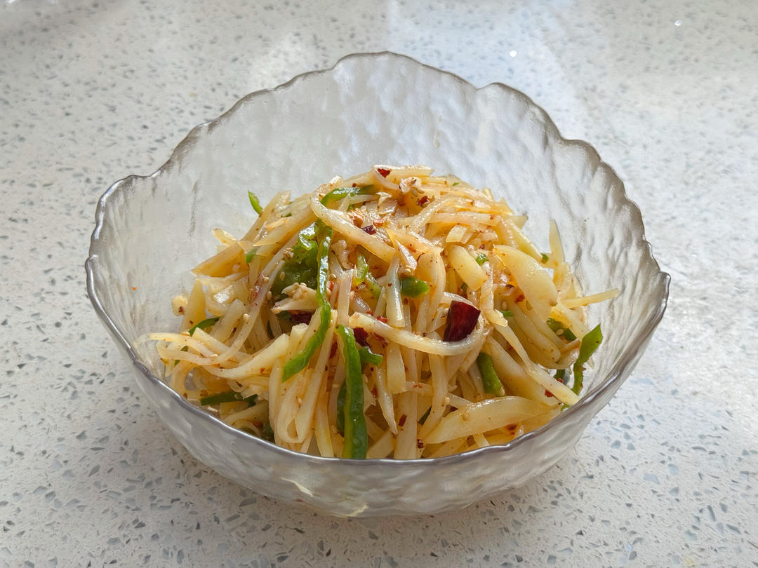 白菜心拌粉丝