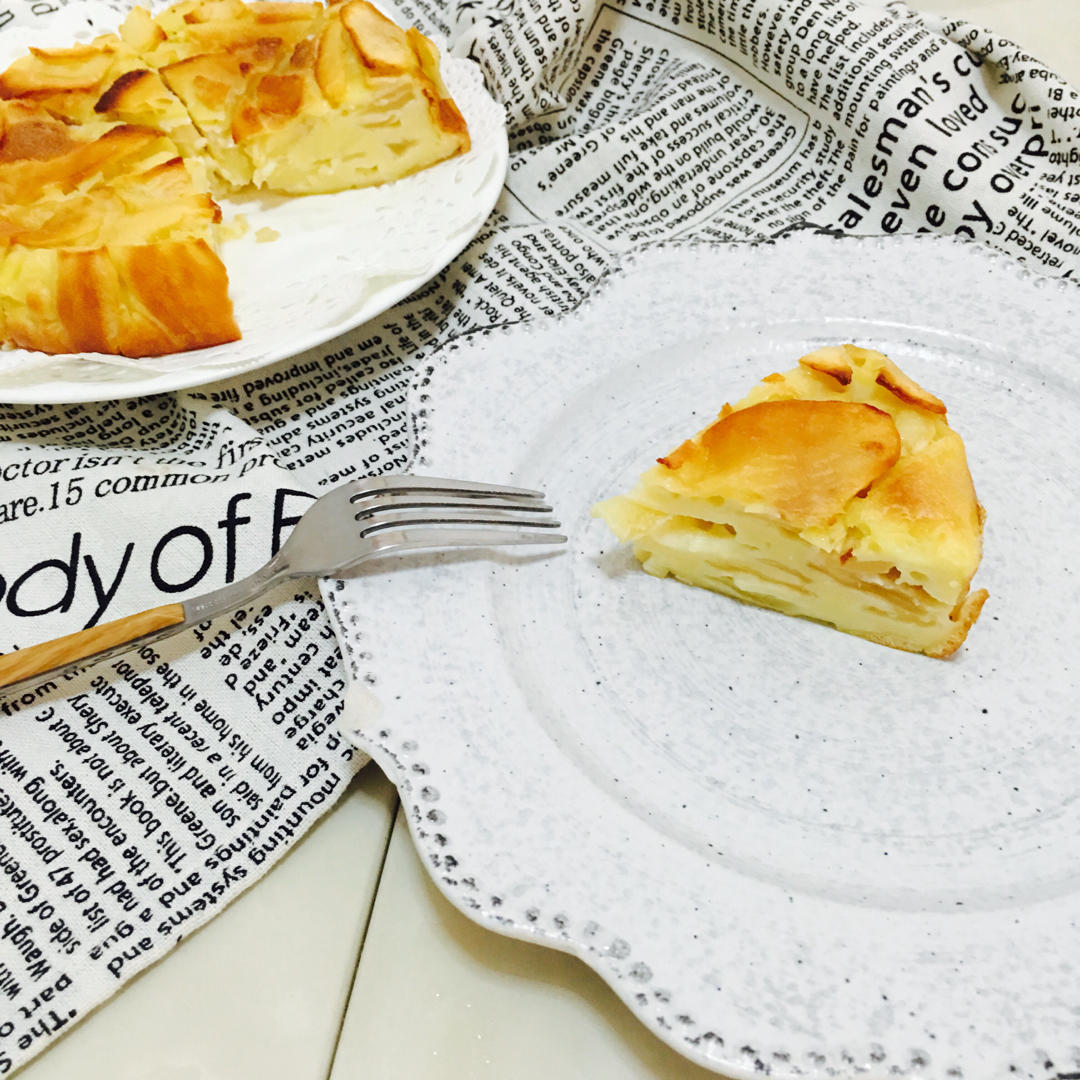 低卡低脂‼️隐形苹果千层蛋糕🍰好吃不胖