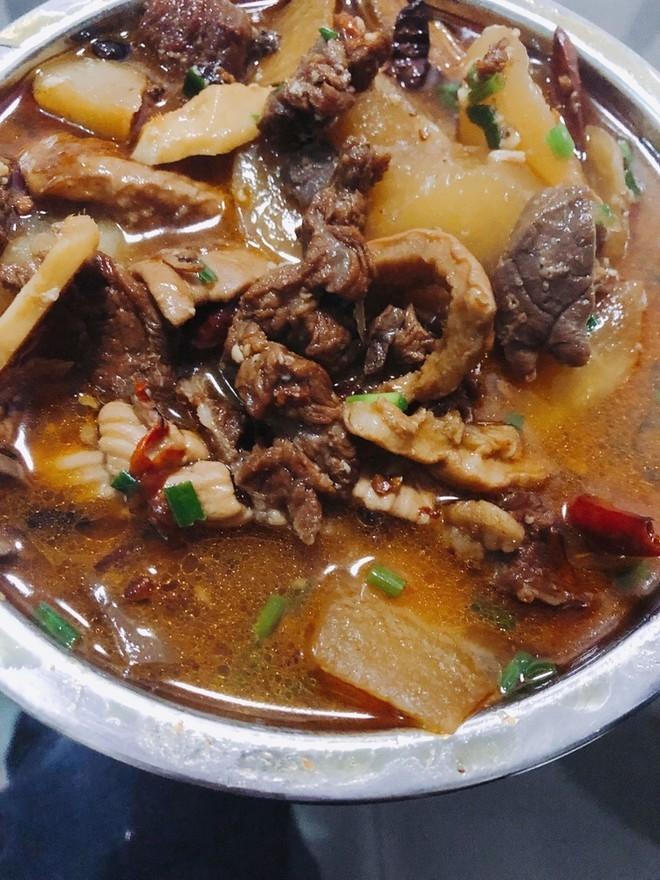 营养美味の牛杂炖萝卜的做法