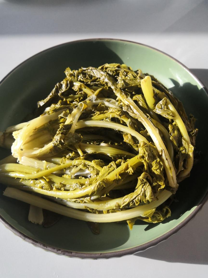 白萝卜叶子泡菜  酸菜