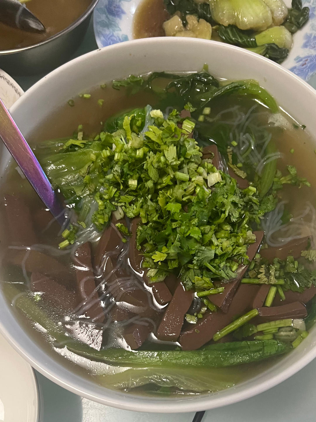 鸭血粉丝汤（无浓汤宝）