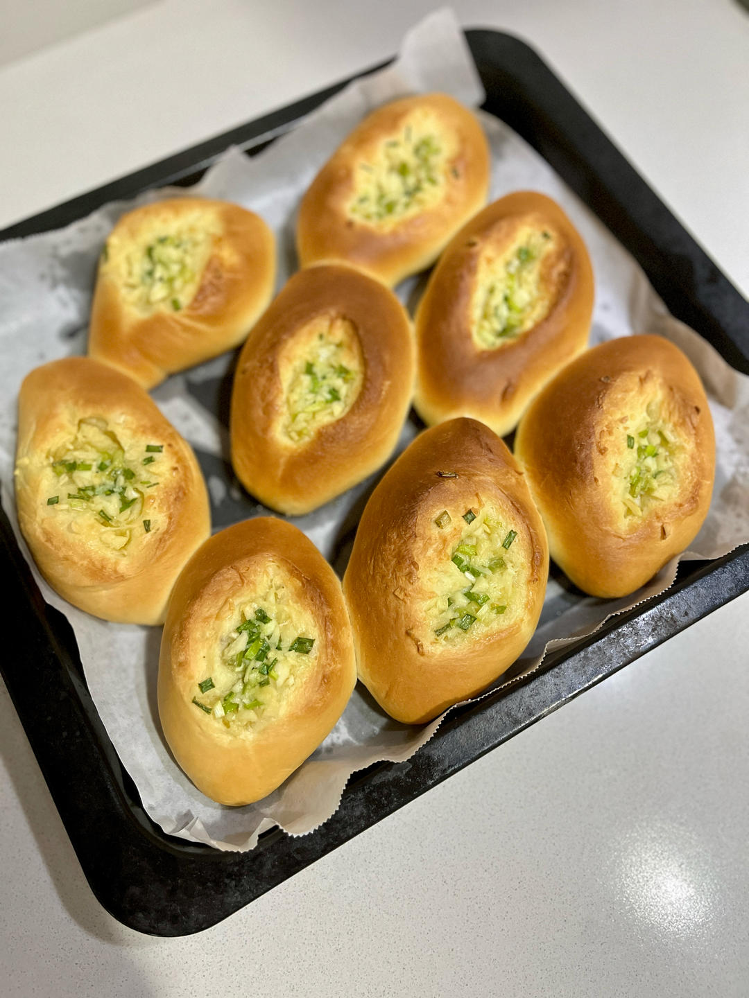 蒜香黄油面包🍞外脆里软，好吃到邻居问配方❗