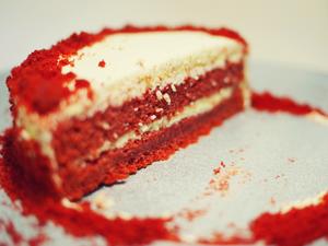 心形红丝绒蛋糕的做法 步骤7