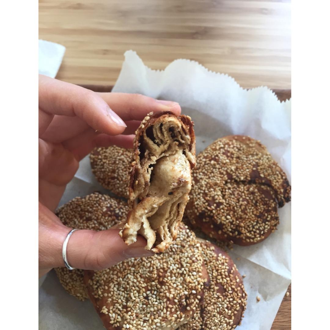 堂妈教你做麻酱烧饼
