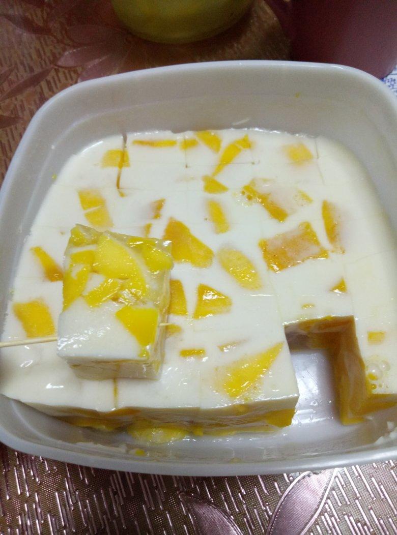 午后小甜点芒果椰汁糕教程