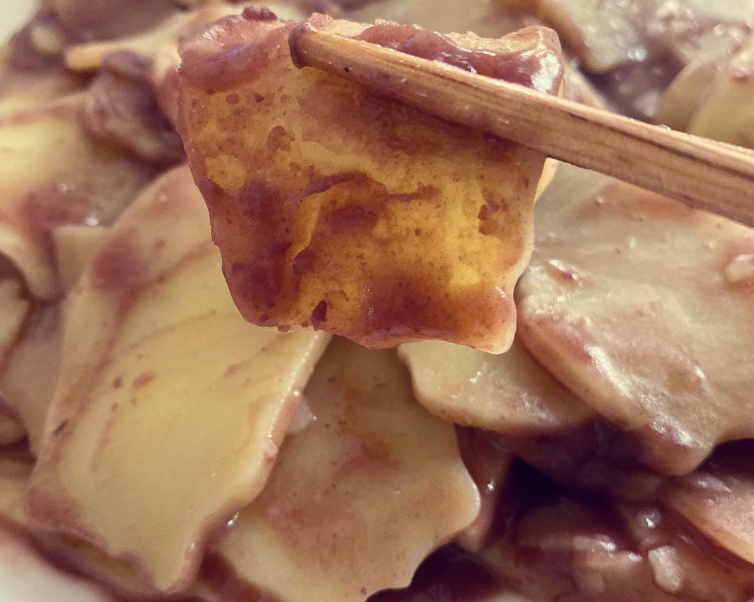 豆沙炒年糕的做法