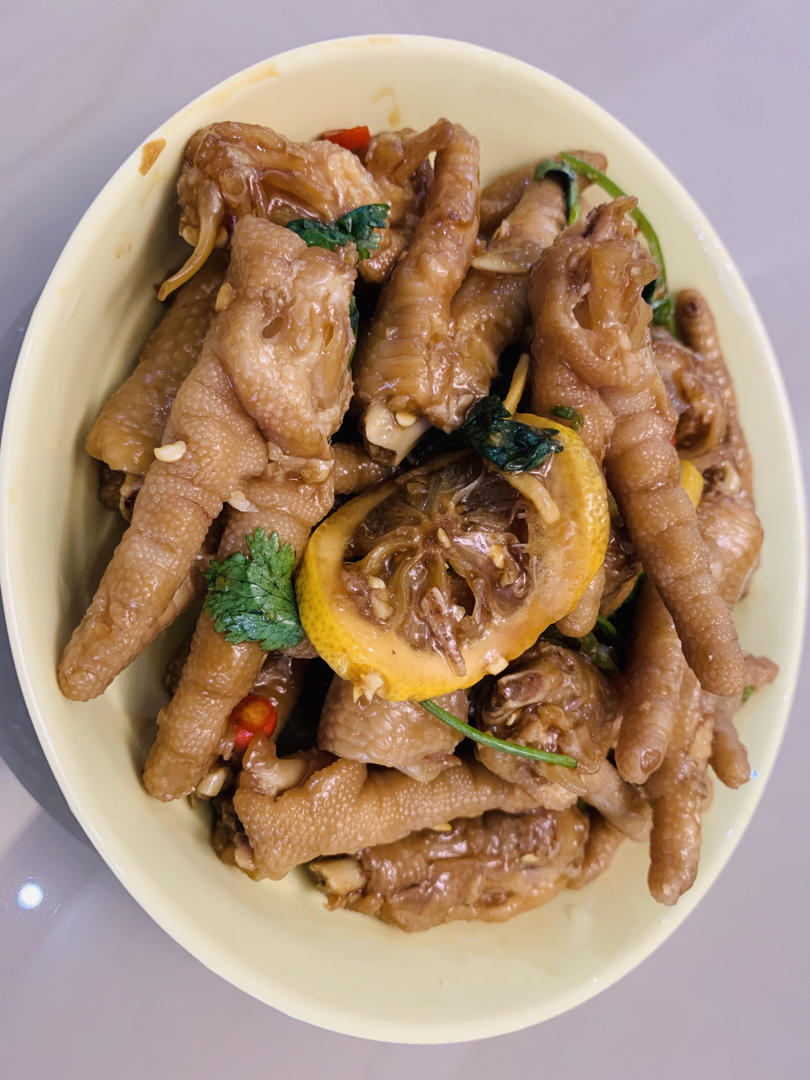 秘制柠檬酸辣鸡爪