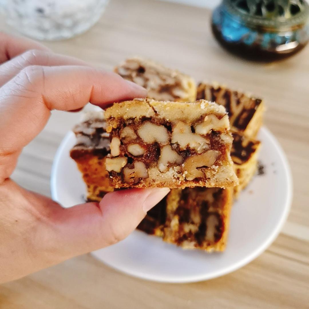 复刻日本镰仓伴手礼“Kamakura”小松鼠核桃饼：核桃焦糖夹层饼干