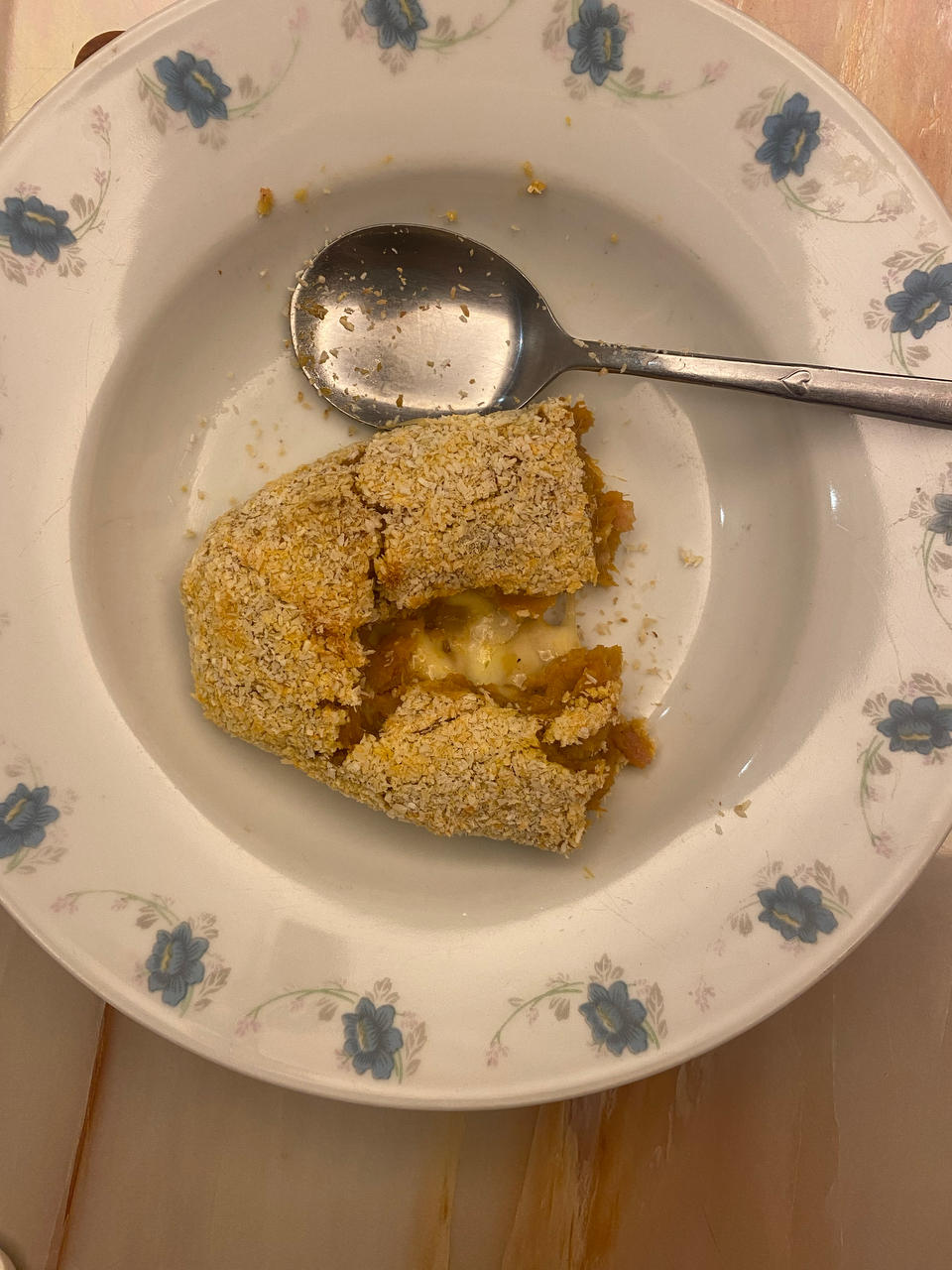 雪花流心芝士饼