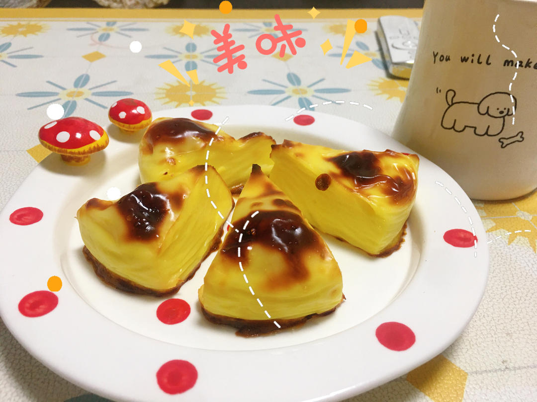 超级简单的甜品|芝士烤牛奶