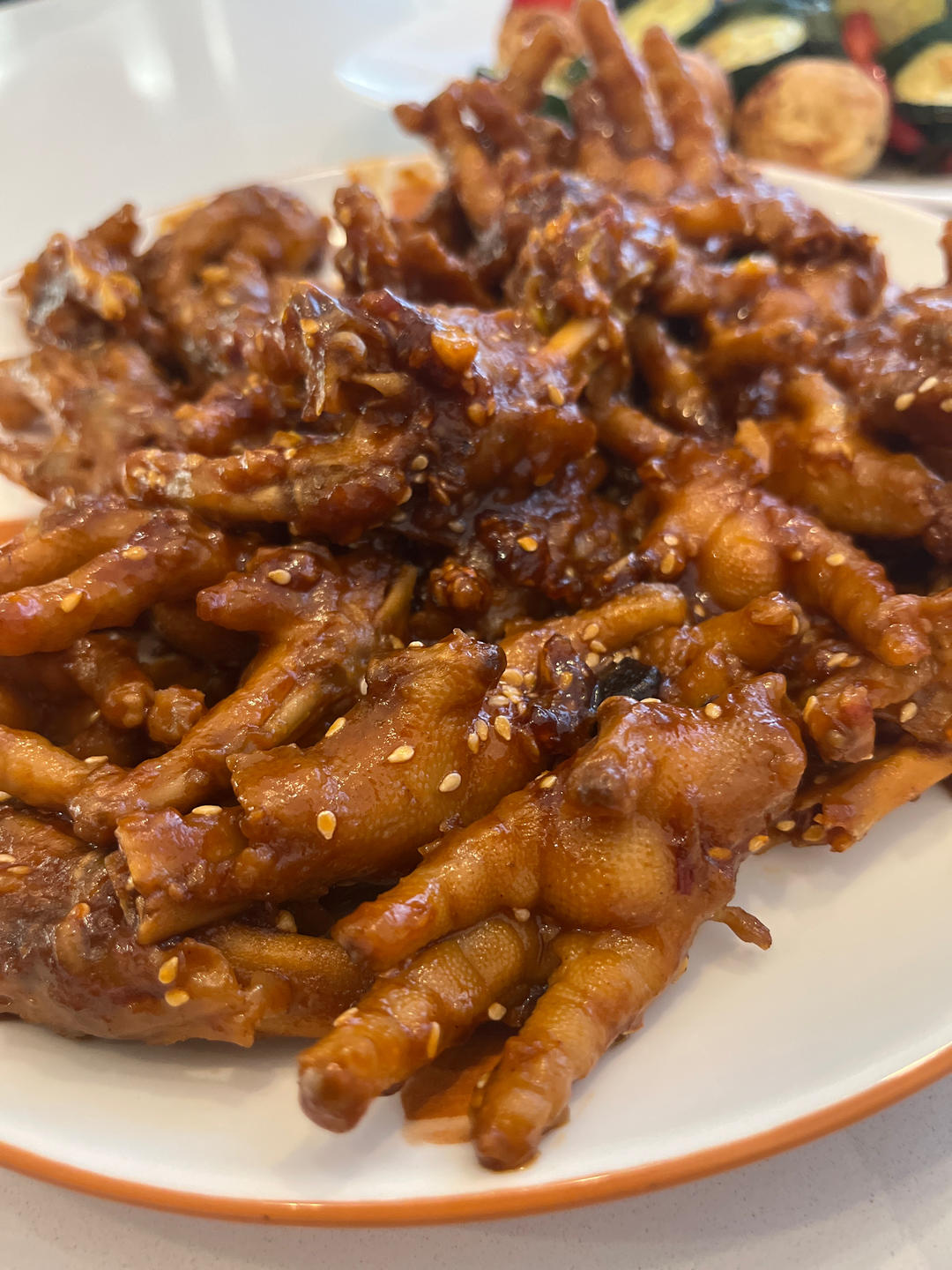 入口即化的韩式辣鸡爪#太阳谷菜谱#