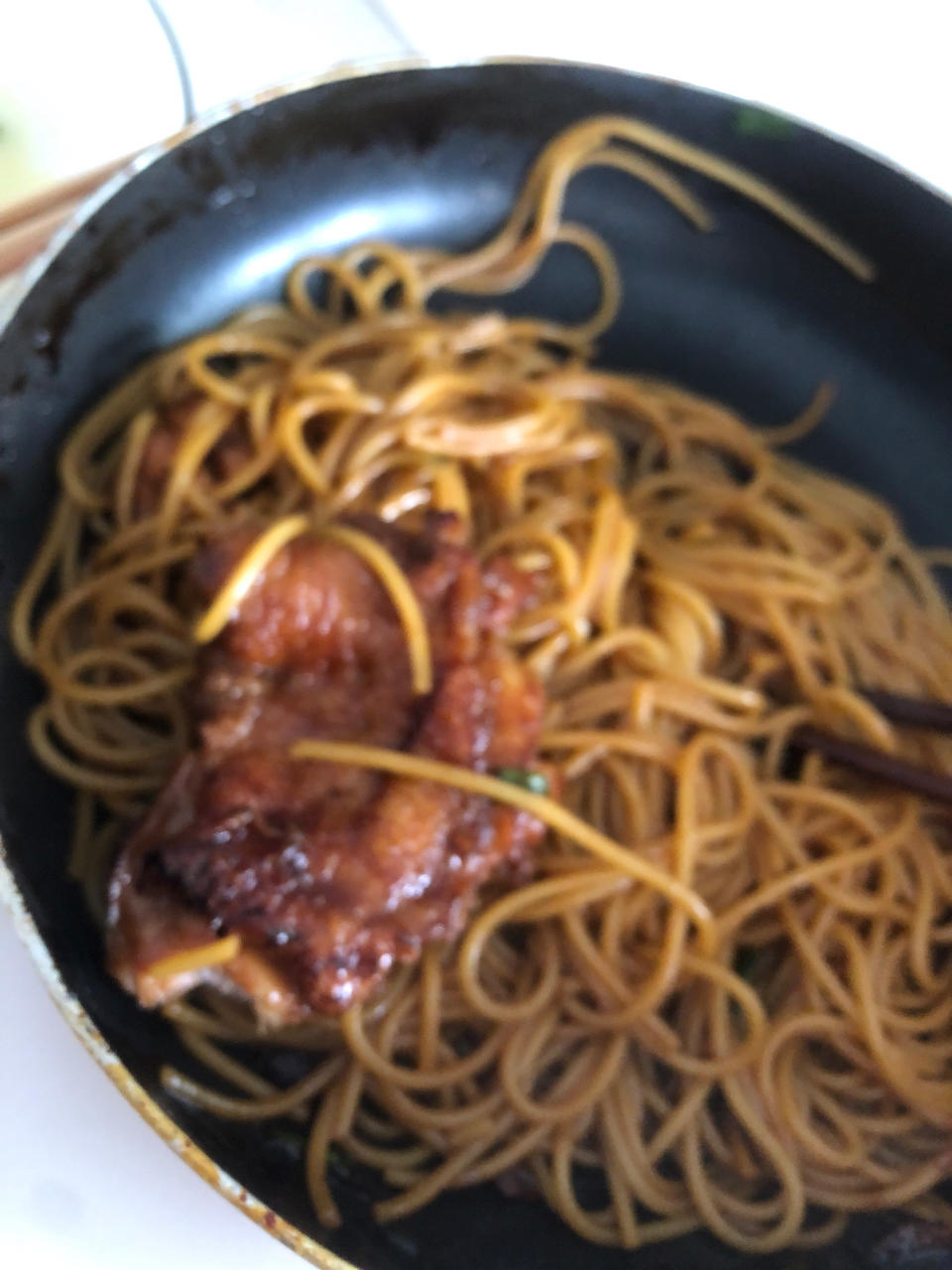不放一滴油的照烧鸡腿饭