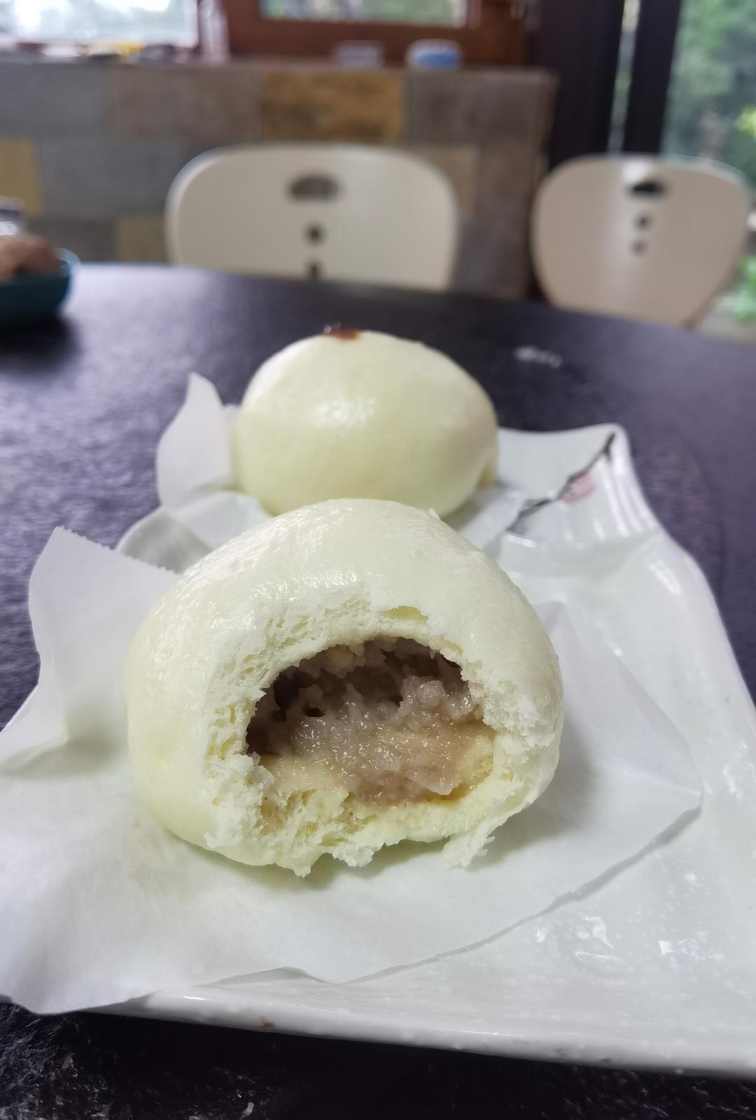 超简单奶香芋泥包！！！