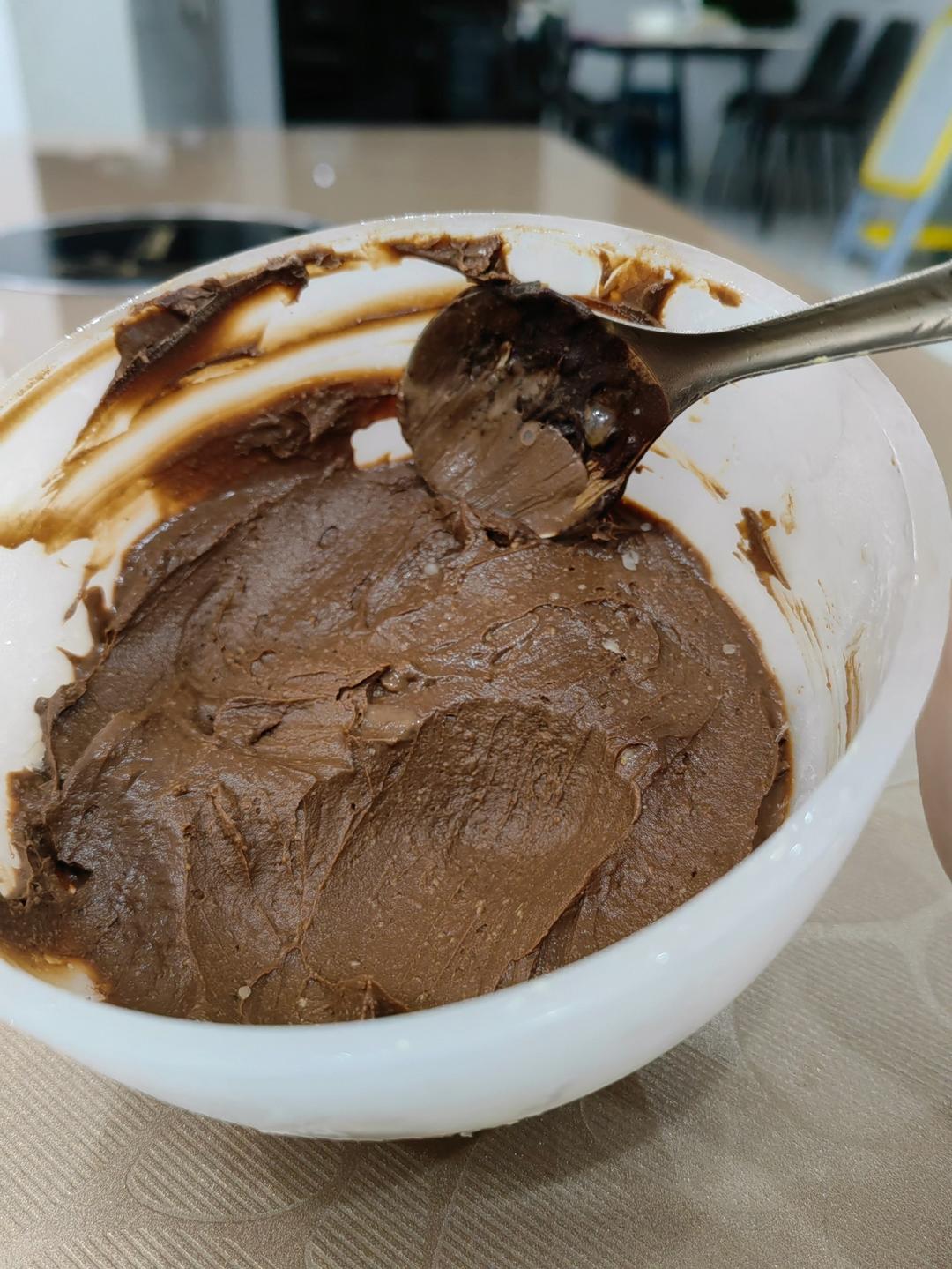 无淡奶油黑巧冰淇淋