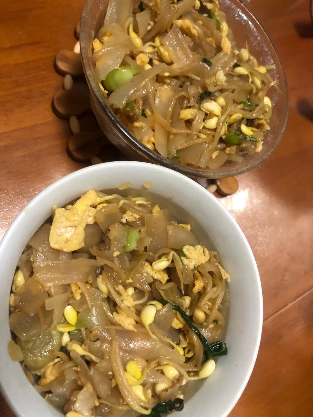 路边摊的炒河粉