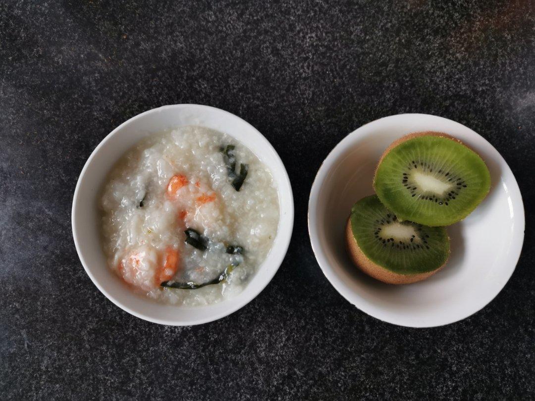 鲜虾蔬菜粥