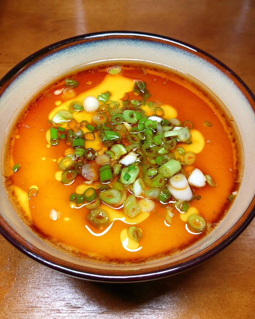 平滑如镜的蛋羹