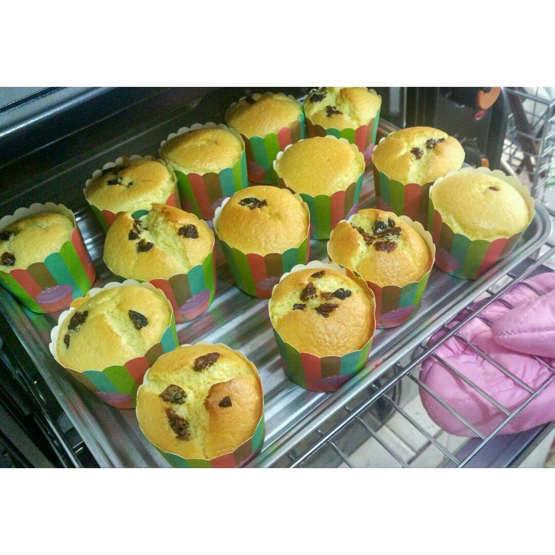 蔓越莓纸杯戚风小蛋糕