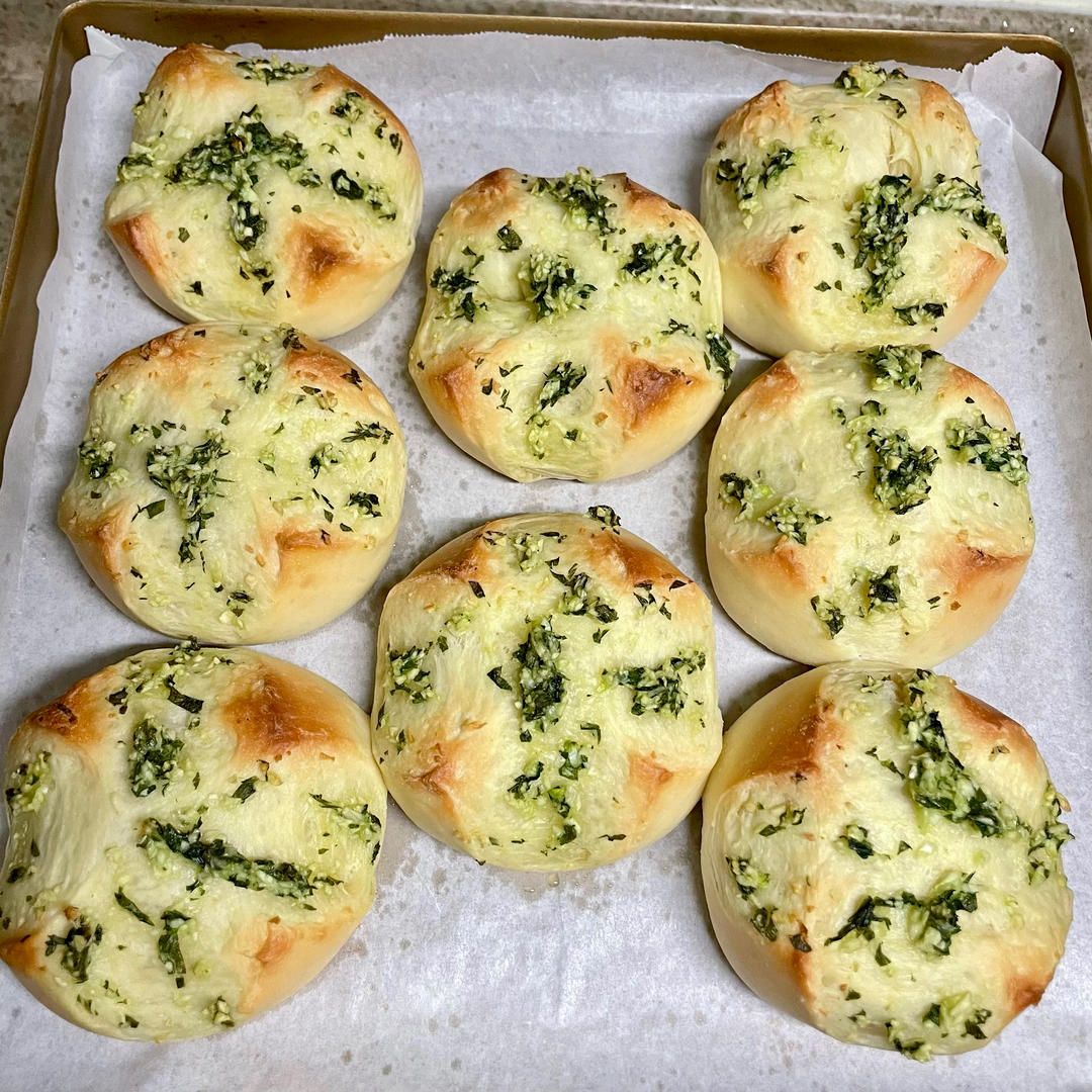蒜香小面包