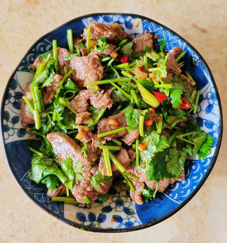 超级快手香菜拌牛肉