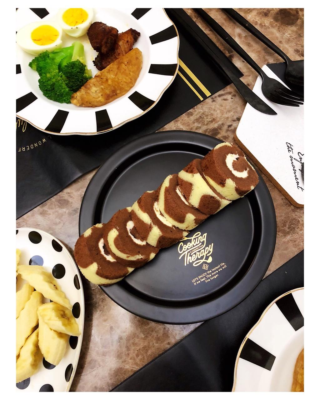 超萌长颈鹿蛋糕卷