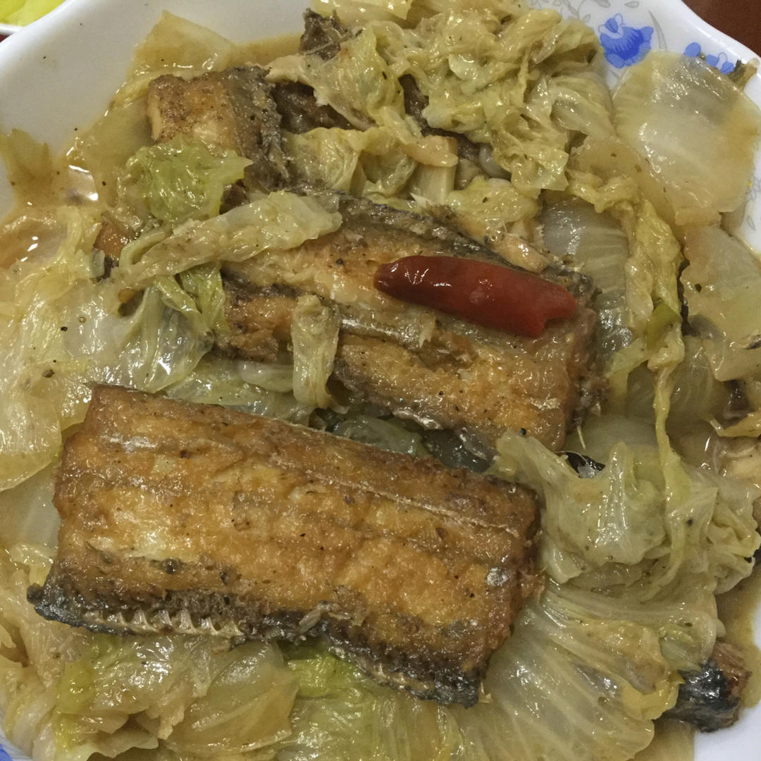 刀鱼扒白菜