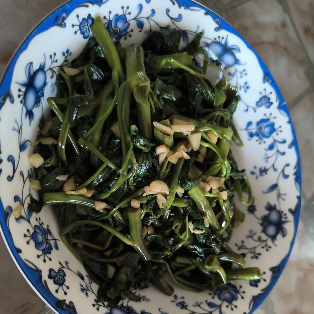 超简单的家常蒜泥空心菜