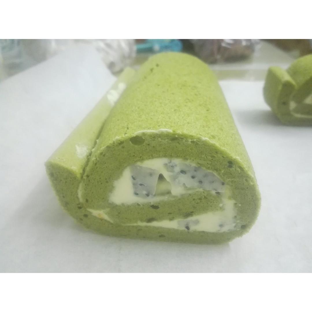 抹茶红豆蛋糕卷